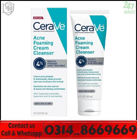 CeraVe Acne Foaming Cream Cleanser in Pakistan