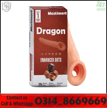 Dragon Dotted Silicone Condoms in Pakistan original pack