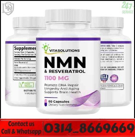 Vita Solutions NMN 1100mg Supplement In Pakistan