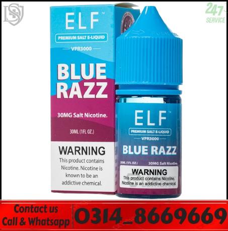 BLUE RAZZ ELF VPR3000 SALTS 30ML in Pakistan