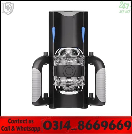 Hands Free Pocket Pussy with 12cm Blowjob Machine