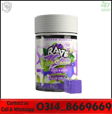Rave Kratom Numb Gummies in Pakistan