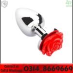 Stainless Steel Rose Butt Plug in Pakistan | Delivery in all World