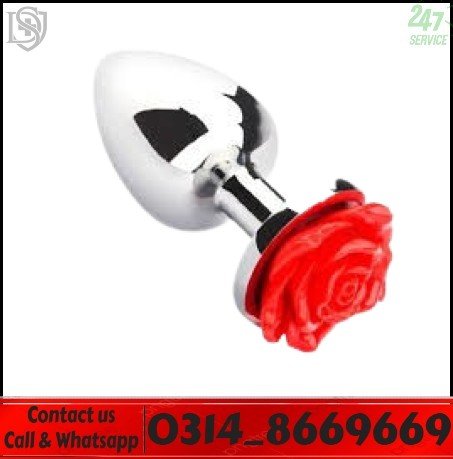 Stainless Steel Rose Butt Plug in Pakistan | Delivery in all World