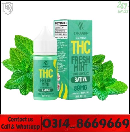 THC+Liquid Fresh Mint 89mg in Pakistan