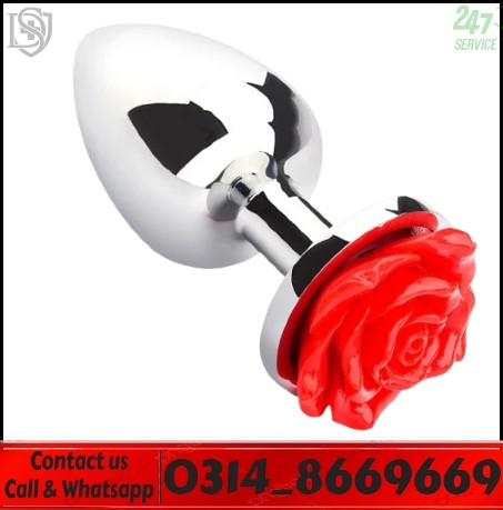 Stainless Steel Rose Butt Plug in Pakistan