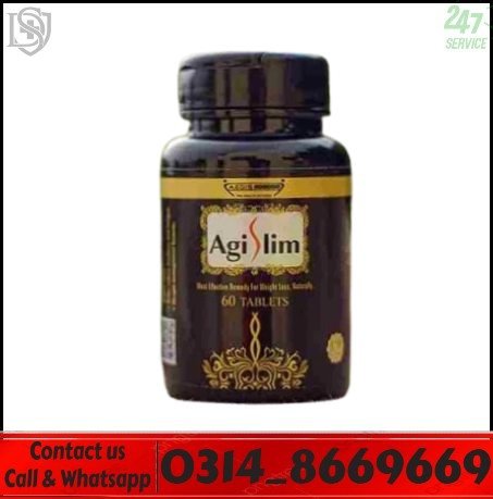 Agislim tablets packaging bottle image available in Pakistan