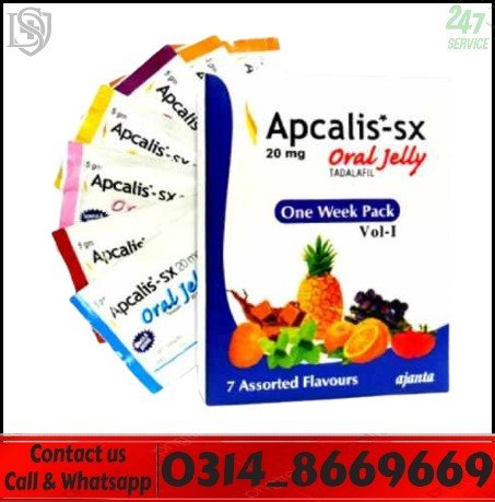 Apcalis SX Oral Jelly Tadalafil original sachet price in Pakistan