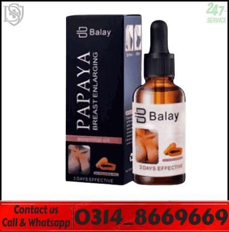 Balay Papaya Breast Enlargement Oil Original Packaging in Pakistan