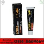 Black Cobra Delay Cream original packaging in Pakistan