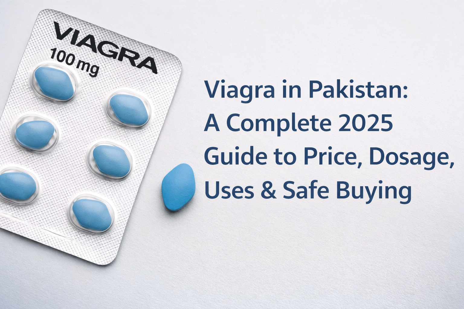 Discover everything about Viagra in Pakistan (2025) – prices, dosages, uses, and safe buying tips. Compare original and generic options and order trusted Viagra tablets online.