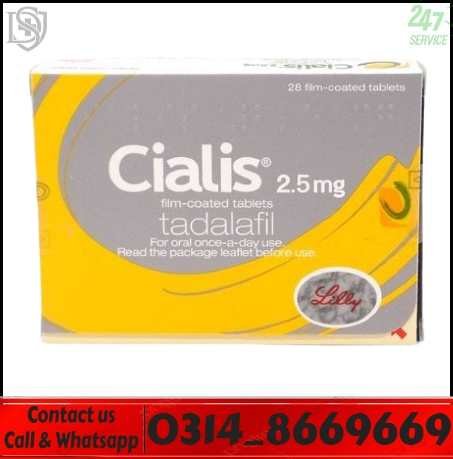 Cialis 2.5 mg tablets price in Pakistan