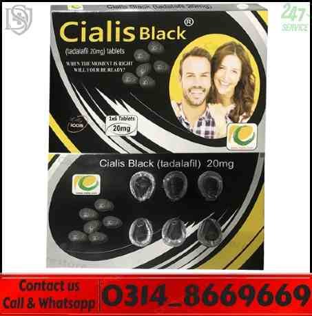 Cialis Black Tablets 20mg original packaging in Islamabad Pakistan
