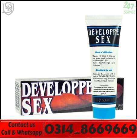 Developpe men performance cream for external use