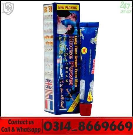 Horse Power Timing Cream original packaging in Pakistan