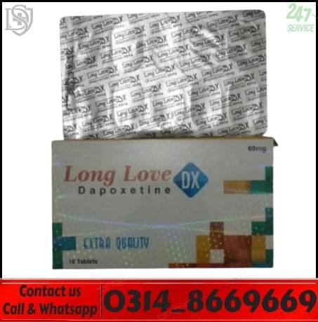 Buy Long Love Dapoxetine 60 mg tablets online Pakistan discreet delivery