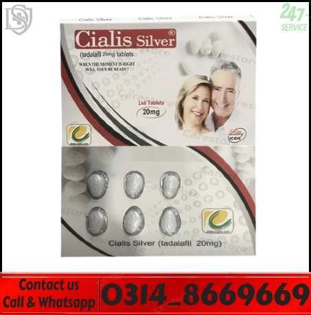 Cialis Silver 20mg tablets blister pack Pakistan