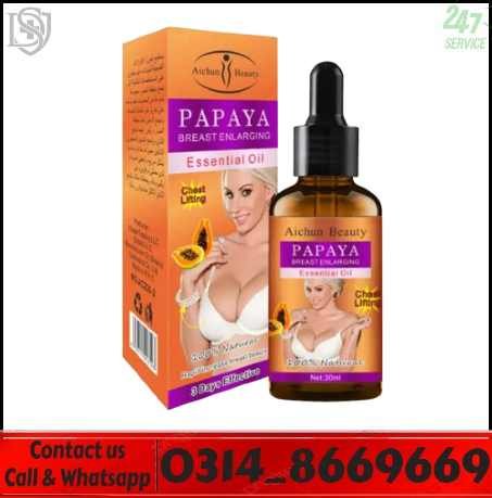 Papaya Breast Enlargement Essential Oil Original Packaging in Pakistan