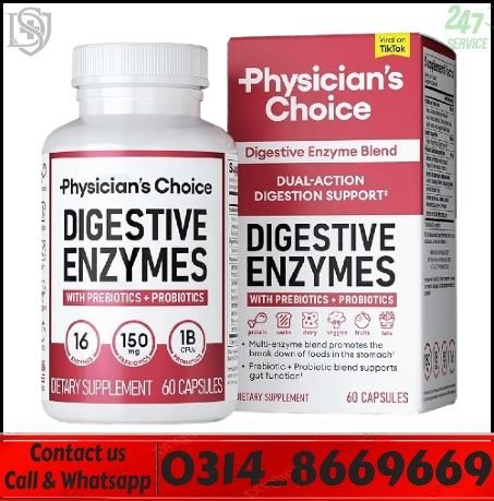 Digestive enzyme supplement capsules for gut health support