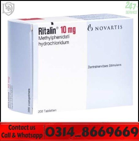 Rital 10mg tablets methylphenidate original pack price in Pakistan