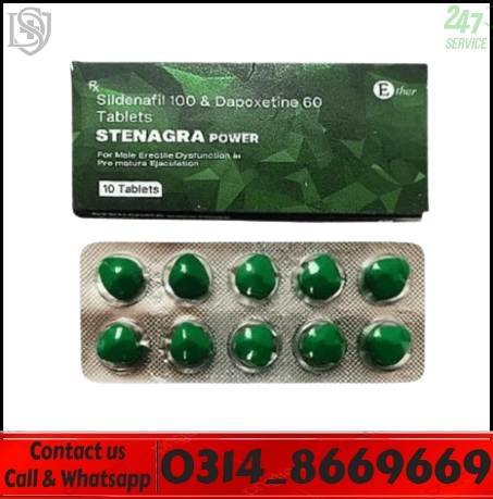 Stenagra Power dapoxetine tablets original pack price in Pakistan