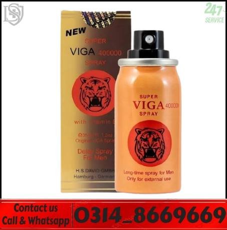 Super VIGA 400000 Delay Spray in Pakistan original bottle packaging for male performance
