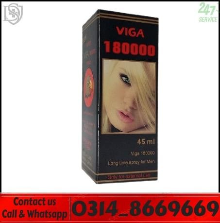 Super Viga 180000 Delay Spray in Pakistan original bottle packaging for male performance