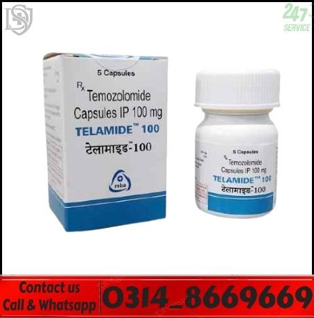 Temozolomide 100mg cancer treatment capsules packaging