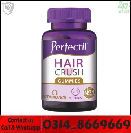 Perfectil Hair Crush Gummies Pakistan packaging