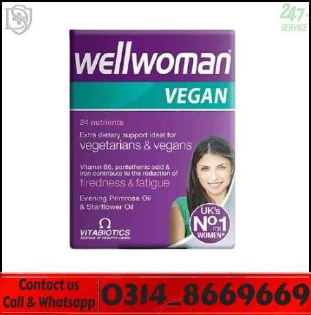 Wellwoman Vegan 60 Tablets UK Made In Pakistan