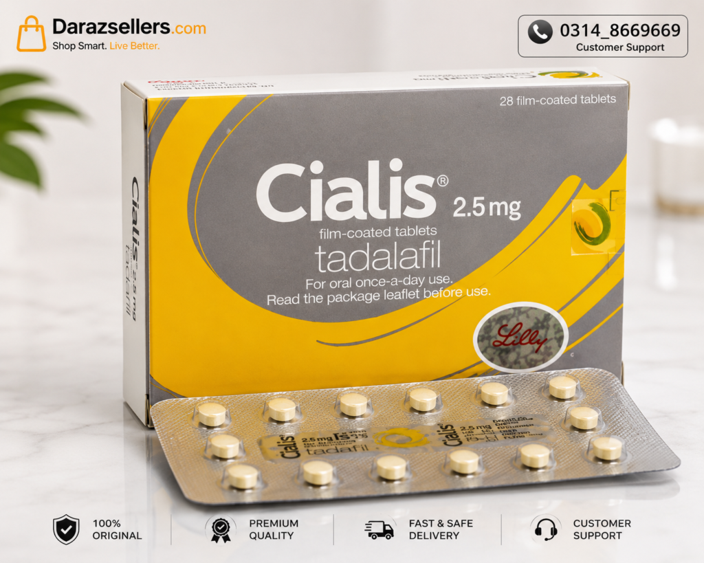 Cialis 2.5 mg (Tadalafil) Tablets – Erectile Dysfunction Treatment